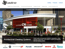 Tablet Screenshot of cladco.com